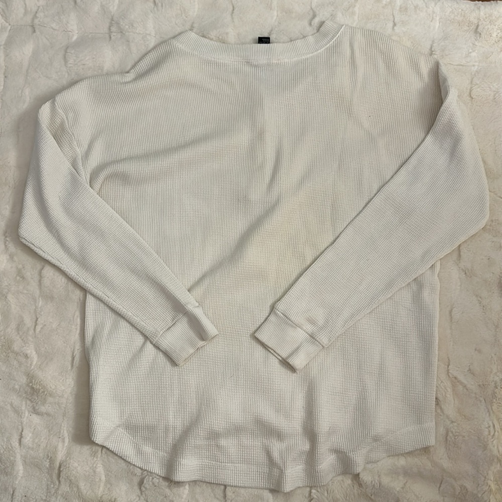 Forever 21 Waffle Henley - Picture 4 of 5